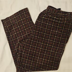 American Living Men's Multicolor Plaid Joggers